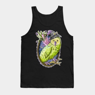 Nonbinary Pride Witch Kakapo Bird in Digital Tank Top